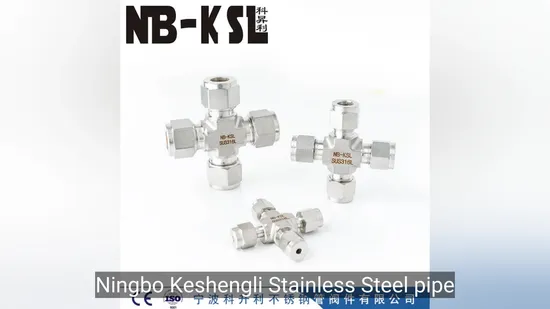 Wholesale Customized 4 Ways Equal/Tee Stainless Steel Clamp Ferrule Union Cross Pipe Fittings